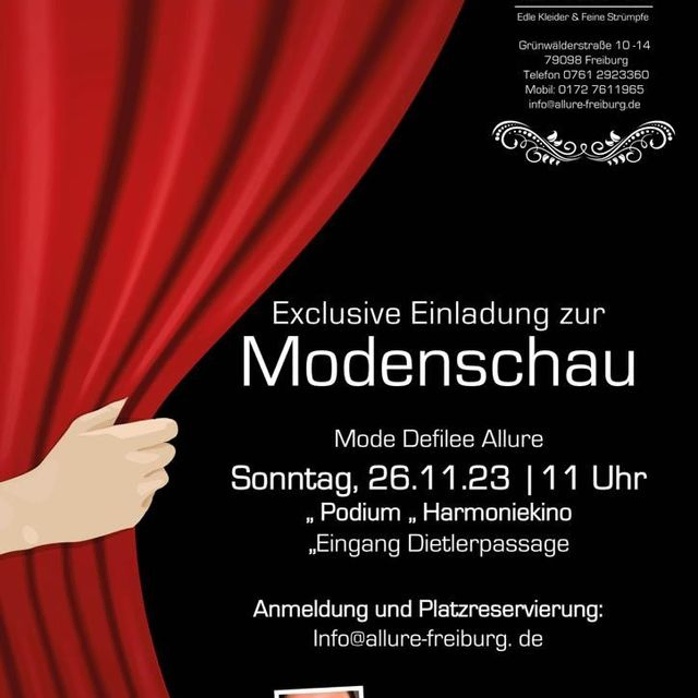 Poster - Modenschau